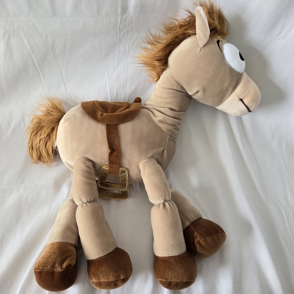 Disney Parks Pixar Bullseye Toy Story Horse Plush 20" Floppy Legs - Picture 2 of 8